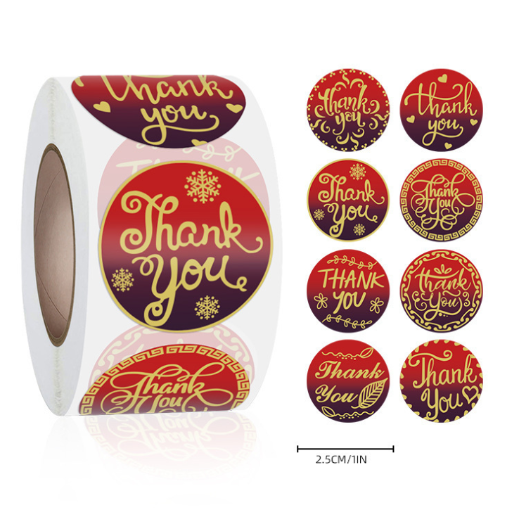 500pcs/roll Valentines Gift Bags Stickers Seal Labels I Love You Happy Valeninte's Day Scrapbooking Sticker for Wedding Supplies