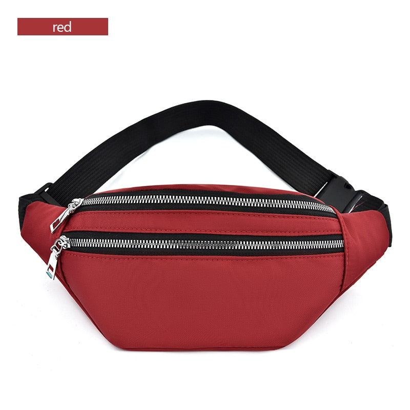 AIREEBAY New Fanny Pack For Women Waterproof  Waist Bags Ladies Fashion Bum Bag Travel Crossbody Chest Bags Unisex Hip Bag