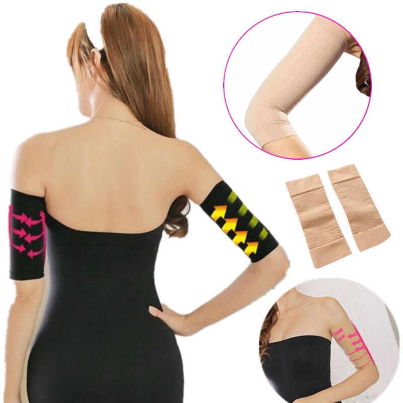 2Pcs Weight Loss Calories off Slim Slimming Arm Shaper Massager Sleeve Slimming Wraps Arm Weight Loss Fat Burning Face Lift Tool