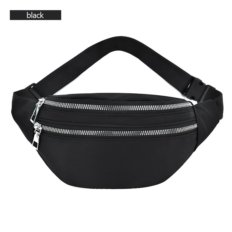 AIREEBAY New Fanny Pack For Women Waterproof  Waist Bags Ladies Fashion Bum Bag Travel Crossbody Chest Bags Unisex Hip Bag