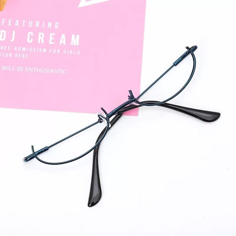 Two-dimensional soft sister non-lens half-frame glasses multi-color selection Eyeglasses Frames