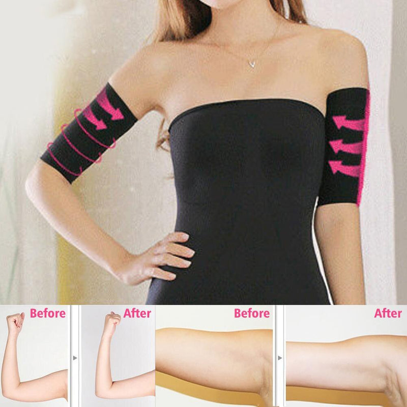 2Pcs Weight Loss Calories off Slim Slimming Arm Shaper Massager Sleeve Slimming Wraps Arm Weight Loss Fat Burning Face Lift Tool