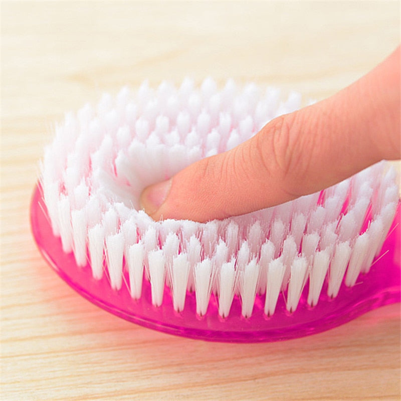 Bath Brush Back Body Bath Shower Sponge Scrubber Brushes With Handle Exfoliating Scrub Skin Massager Exfoliation Bathroom Brush