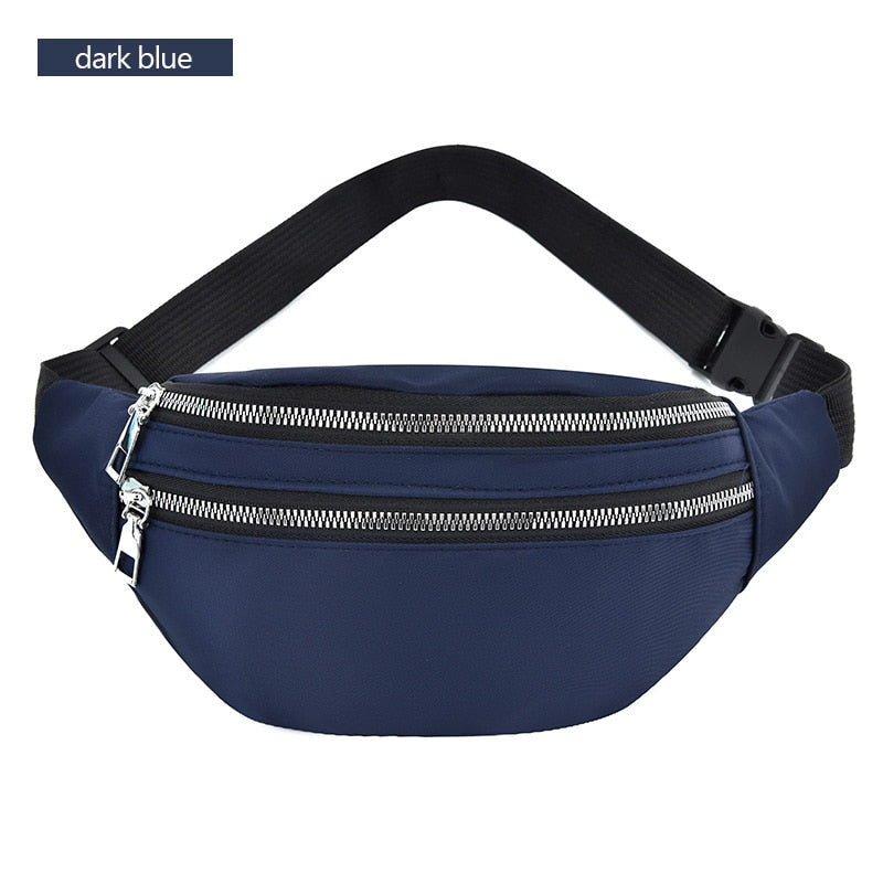 AIREEBAY New Fanny Pack For Women Waterproof  Waist Bags Ladies Fashion Bum Bag Travel Crossbody Chest Bags Unisex Hip Bag