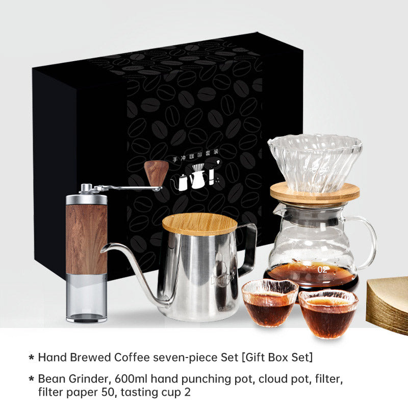 Coffee Grinder, Hand Grinder, Stainless Steel Grinder, Hand Grinder for Coffee Beans, Wood Grain, Portable Household Use