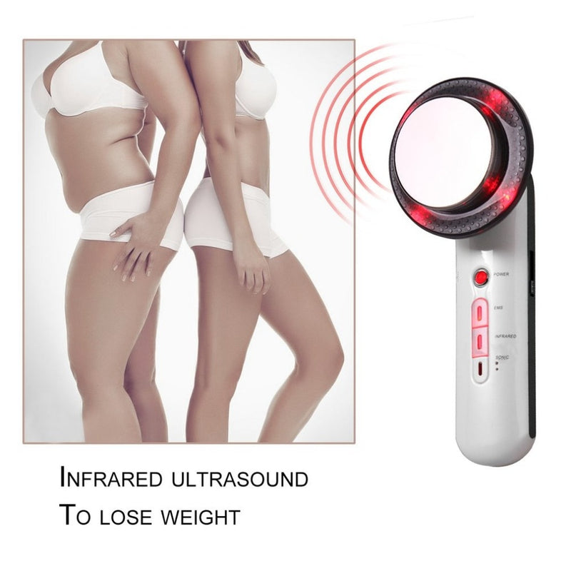 Ultrasound Cavitation Body Slimming Massager Weight Loss Anti Cellulite Fat Burner Galvanic Infrared Ultrasonic Therapy Tool