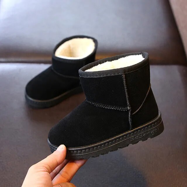 Fashion Children Casual Shoes Girls Boys Cotton Snow Boots Warm Kids Boots Boy Winter Cotton Shoes Sneakers ботинки мартин