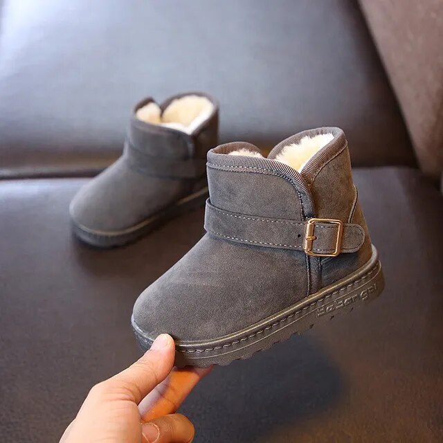 Fashion Children Casual Shoes Girls Boys Cotton Snow Boots Warm Kids Boots Boy Winter Cotton Shoes Sneakers ботинки мартин