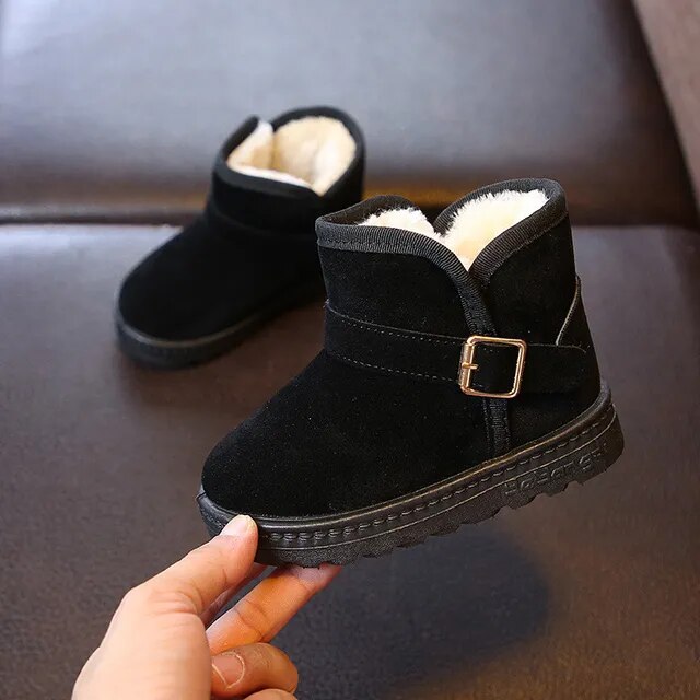 Fashion Children Casual Shoes Girls Boys Cotton Snow Boots Warm Kids Boots Boy Winter Cotton Shoes Sneakers ботинки мартин