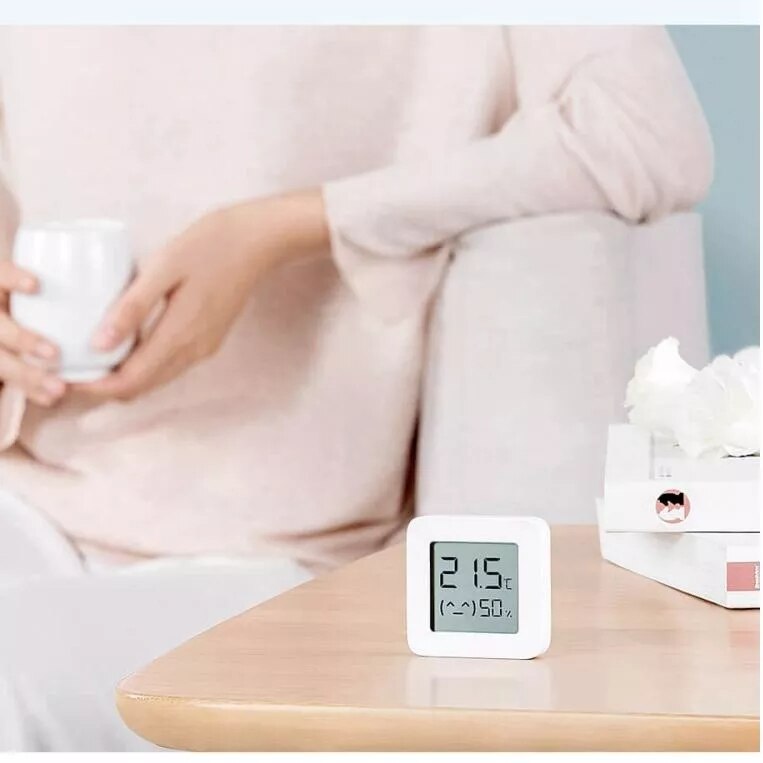 XIAOMI Mijia Bluetooth Thermometer 2 Wireless Smart Electric Digital Hygrometer Thermometer Work with Mijia APP