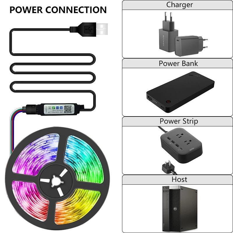 LED Strip Lights TV Desktop Screen