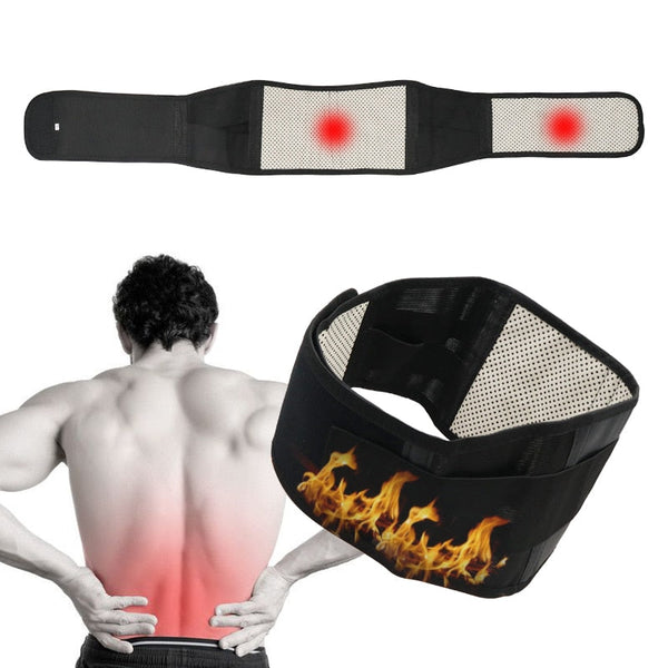 Tourmaline Belt - Self-heating Magnetic Therapy for Pain, Disc Herniation, Low Back Pain, Fibromyalgia