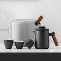 Tea set portable outdoor ceramic teapot